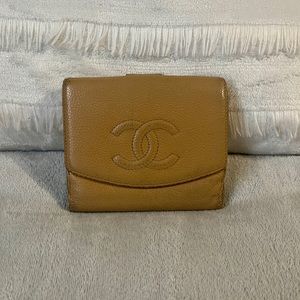 Beige Chanel wallet